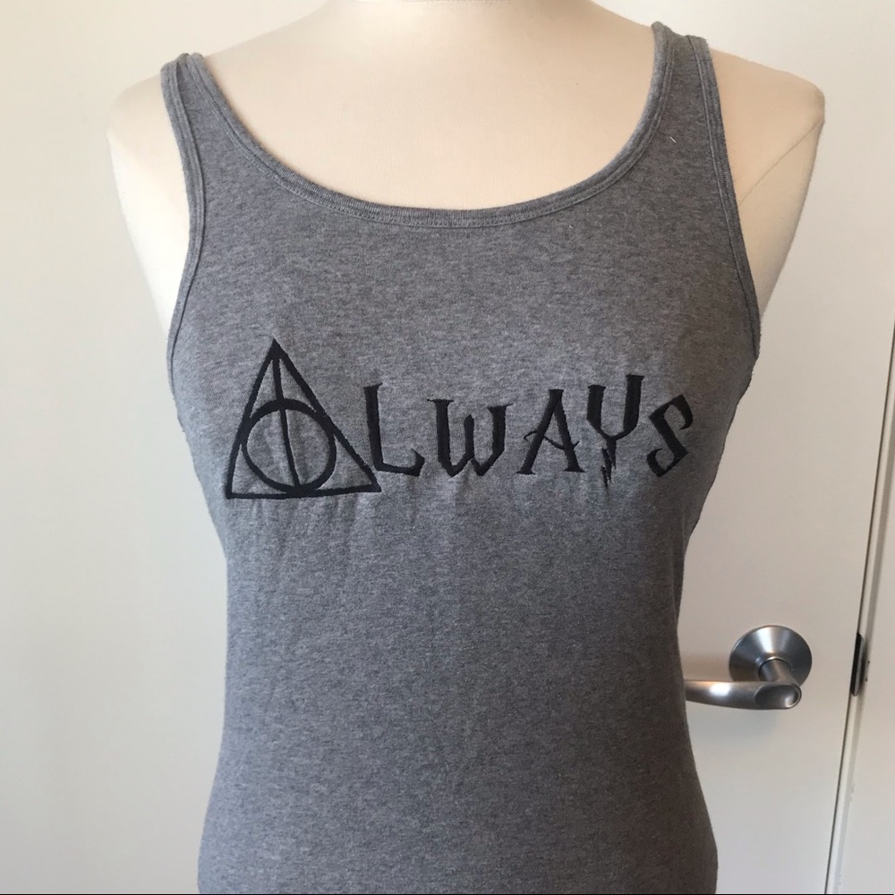 Harry Potter Always Grey tank top